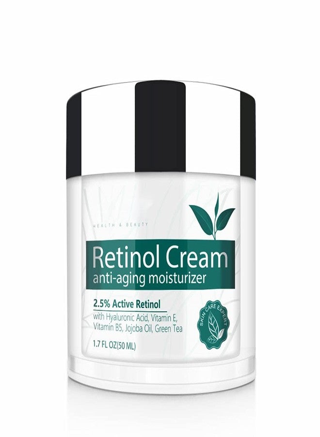 IFUDOIT Retinol Cream for Face, Face Moisturizer with 2.5% Retinol, Hyaluronic Acid, Day and Night Anti-Aging Moisturizing Cream for Women and Men, for All Skin Types - Image 1